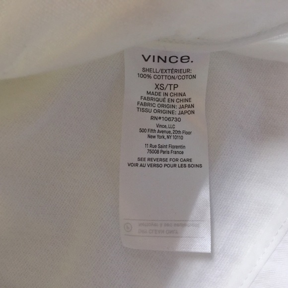 Vince Belted White Jacket - Picture 6 of 10